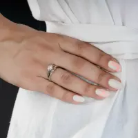 انگشتر طلا تک نگین سلطنتی سولیتر - تصویر 1