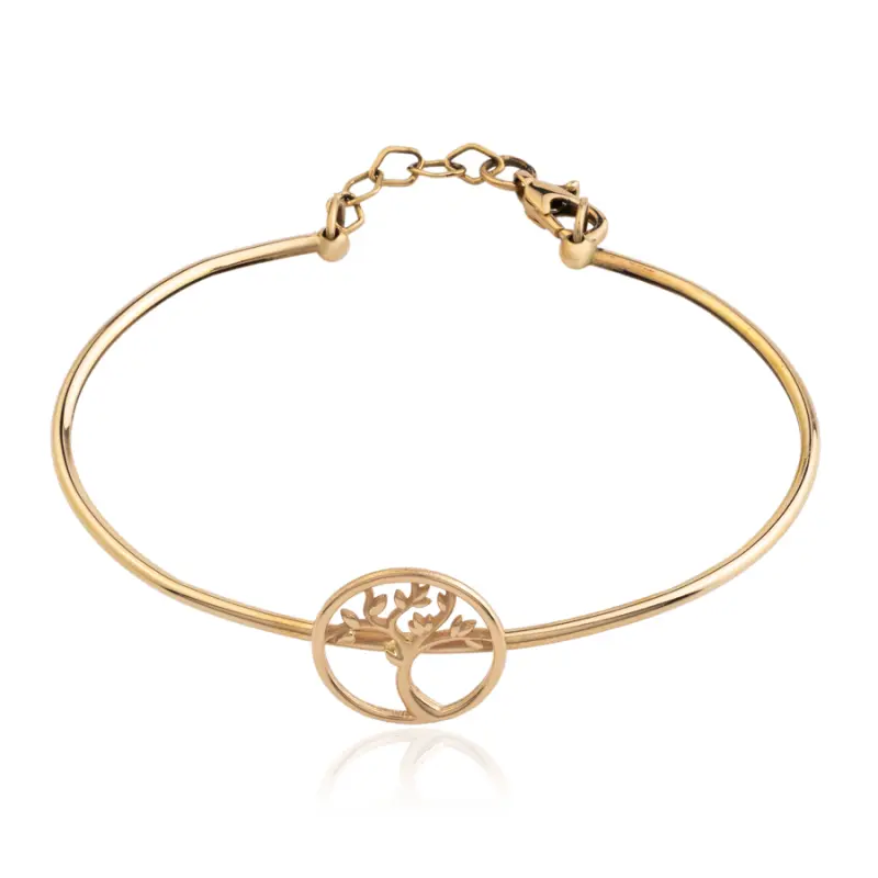 خرید دستبند طلای بچگانه درخت طلا