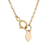 گردنبد طلا دایره خط کیف - تصویر 2