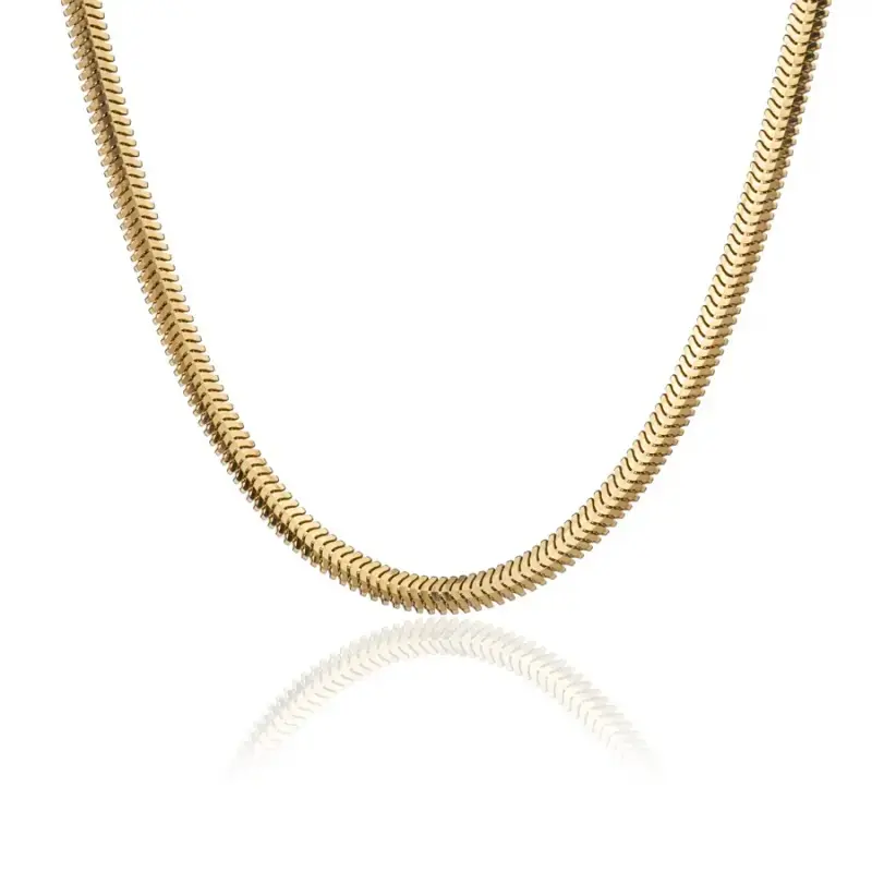 خرید زنجیر تیغ ماهی طلا