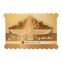 سکه طلا 18 عیار عادل بسته 2 عددی 0.24گرمی(2 عدد سکه 0.12 گرمی) - تصویر 1